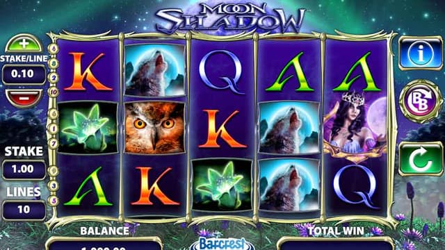Printscreen of Barcrest Slot Moon Shadow