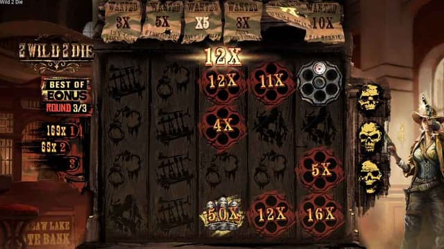 Printscreen of 2 Wild to Die Win With Multiplier