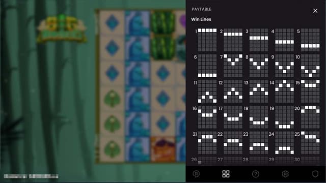 Big Bamboo Slot Winning Lines