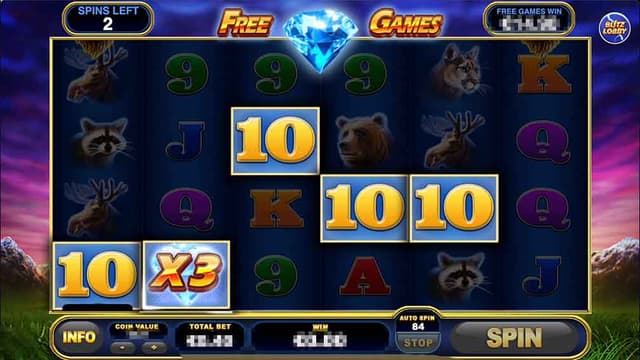 Printscreen of Buffalo Blitz Slot