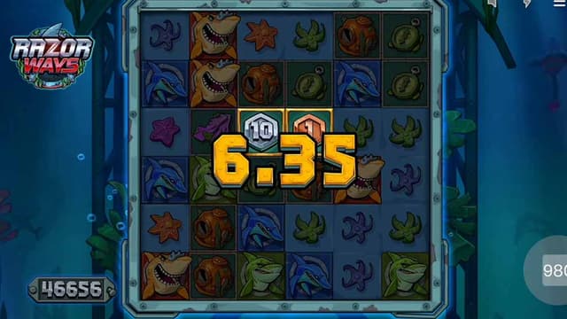 Printscreen of Razor Ways Slot Win