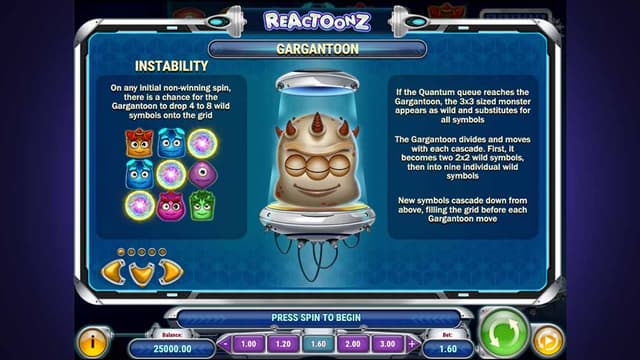 Printscreen of Reactoonz of Gargantoon