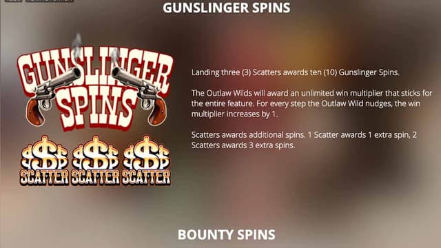 Tombstone Slot Gunslinger Spins Feature